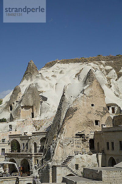 Höhlenwohnungen  Goreme  Nevsehir  Anatolien  Türkei  Kleinasien  Asien