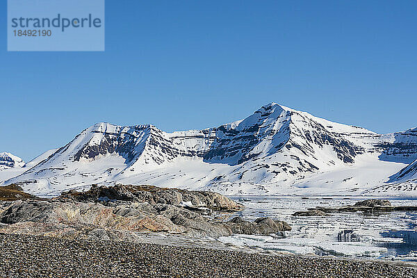 Gnalodden  Spitzbergen  Svalbard Inseln  Arktis  Norwegen  Europa