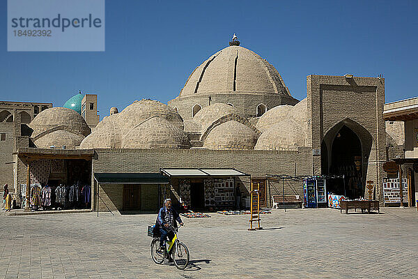 Toqi Zargaron (Handelskuppel)  UNESCO-Weltkulturerbe  Buchara  Usbekistan  Zentralasien  Asien