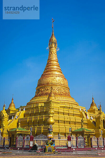 Goldene Eindawya Paya (Ein Daw Yar Pagode)  Mandalay  Myanmar (Birma)  Asien