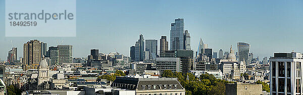 Skyline der Stadt London vom Postgebäude aus  London  England  Vereinigtes Königreich  Europa