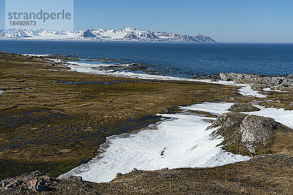 Gasbergkilen  Spitzbergen  Svalbard Inseln  Arktis  Norwegen  Europa