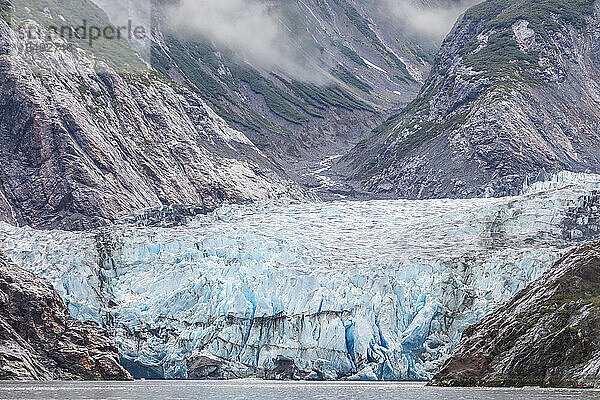 Ein Blick auf den Sawyer-Gletscher in der Tracy Arm-Fords Terror Wilderness  Südost-Alaska  Vereinigte Staaten von Amerika  Nordamerika