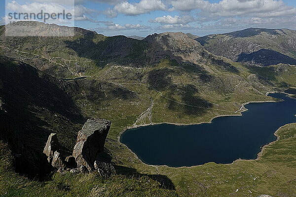 Snowdon  Snowdonia National Park  Nordwales  Vereinigtes Königreich  Europa