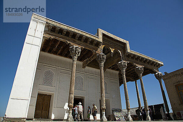 Moschee Jome  Arche von Buchara  Buchara  Usbekistan  Zentralasien  Asien