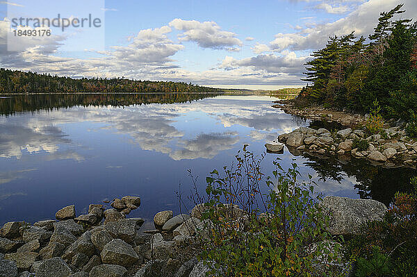 Long Lake Provincial Park im Herbst  Nova Scotia  Kanada  Nordamerika
