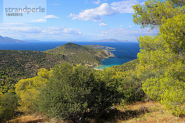 Poros  Saronischer Golf  Griechische Inseln  Griechenland  Europa