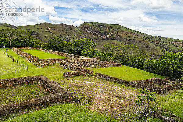 El Fuerte de Samaipata  Präkolumbianische Ausgrabungsstätte  UNESCO-Weltkulturerbe  Departement Santa Cruz  Bolivien  Südamerika