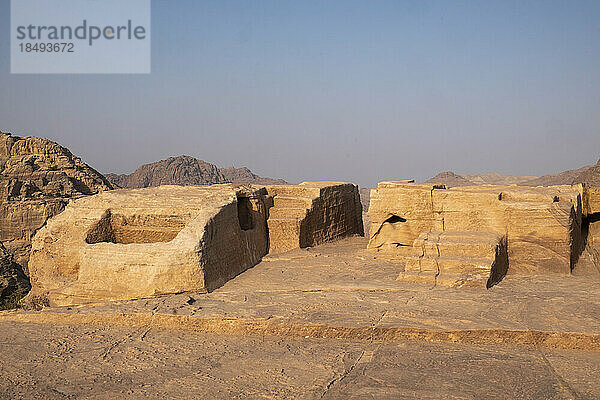 Opferaltar-Denkmal  Petra  UNESCO-Weltkulturerbe  Jordanien  Naher Osten