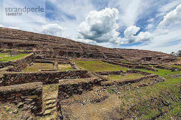 El Fuerte de Samaipata  Präkolumbianische Ausgrabungsstätte  UNESCO-Weltkulturerbe  Departement Santa Cruz  Bolivien  Südamerika