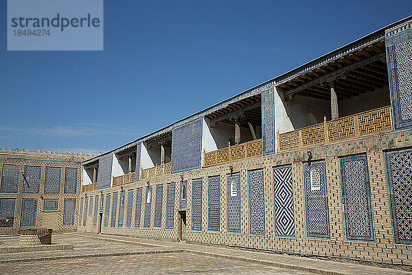 Die Konkubinen-Quartiere  Tasch Khauli Palast  1830  Ichon Qala (Itchan Kala)  UNESCO Weltkulturerbe  Chiwa  Usbekistan  Zentralasien  Asien