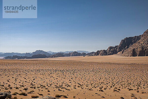 Wüste Wadi Rum  Jordanien  Naher Osten