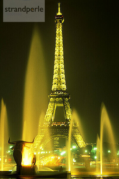 Weltberühmter Eiffelturm Paris Frankreich