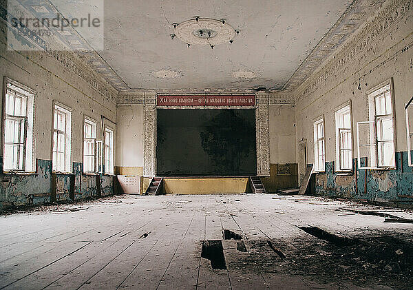 Eingeschränkte Sperrzone von Tschernobyl in der Ukraine.