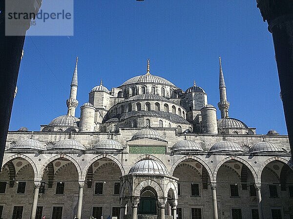 Die Blaue Moschee  Sultanahmet  Istanbul  Türkei.