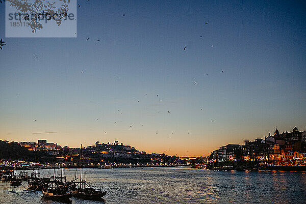 Sonnenuntergang Porto Portugal