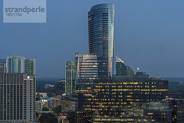 Buckhead Skyline  Atlanta  Geogia  USA