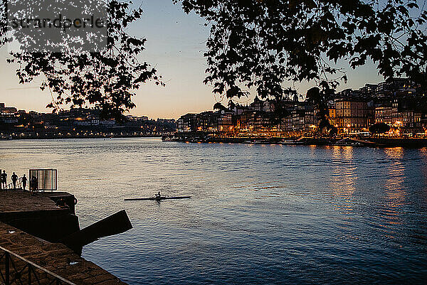 Sonnenuntergang Porto Portugal