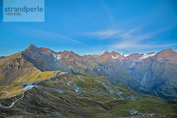 Österreich  Salzburger Land  Blick vom Gipfel der Edelweißspitze