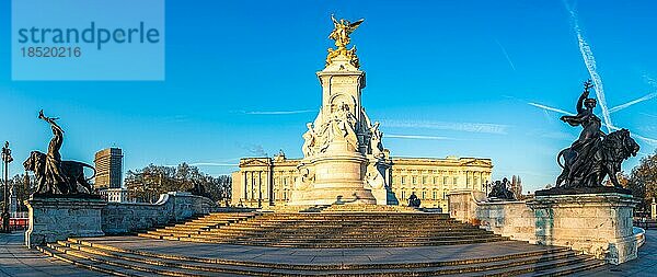 Victoria Memorial  Buckingham Palace  St James's Park  London  England  Großbritannien  Europa