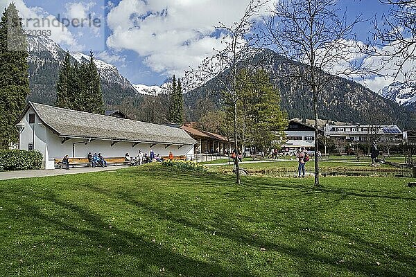 Kurpark  Oberstdorf  Oberallgäu  Allgäu  Bayern  Deutschland  Europa