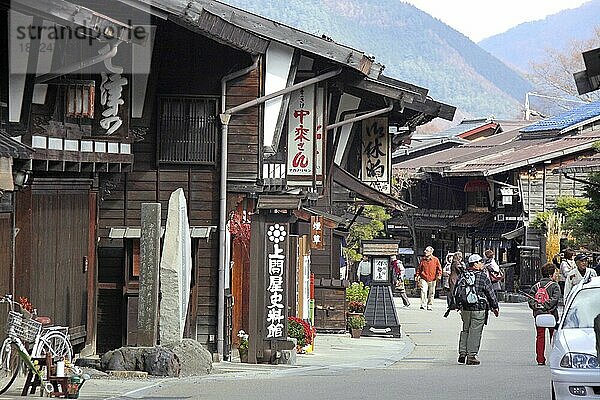 Narai juku traditionelle Kleinstadt in Nagano Japan