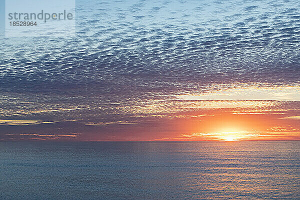 Big Sur Meereslandschaft bei Sonnenuntergang