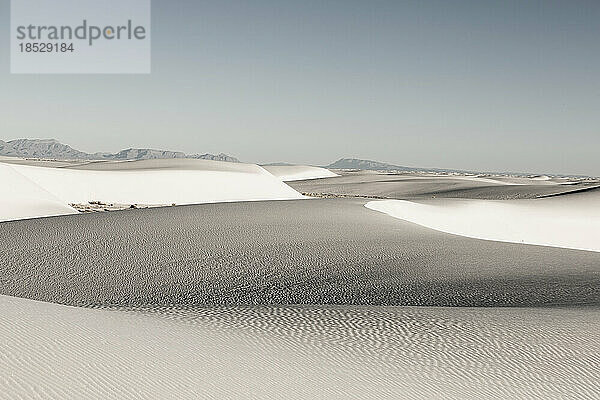 Vereinigte Staaten  New Mexico  White-Sands-Nationalpark  Sanddünen