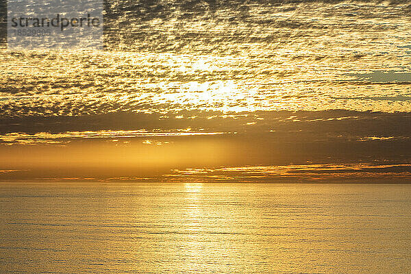 Big Sur-Meereslandschaft bei Sonnenuntergang