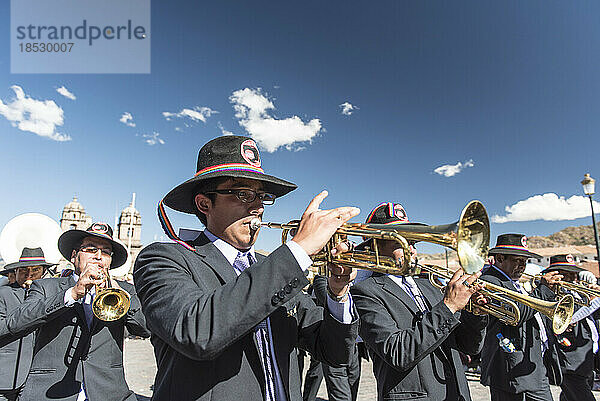 Fest zu Fronleichnam in Peru; Cusco  Peru