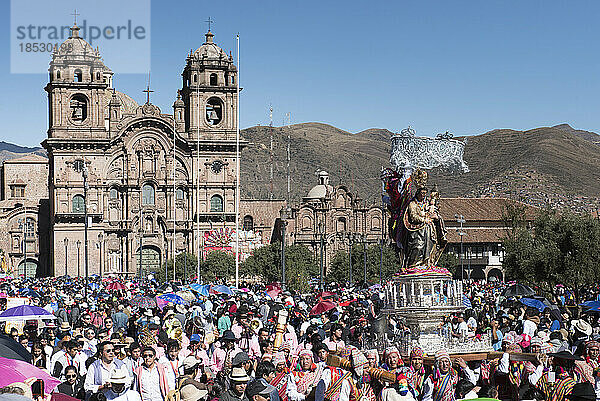 Fest zu Fronleichnam; Cusco  Peru