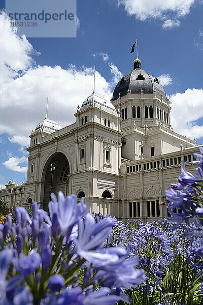 Königliches Ausstellungsgebäude in Carlton Gardens  Melbourne  Australien; Melbourne  Victoria  Australien