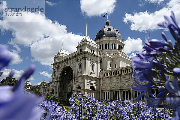 Königliches Ausstellungsgebäude in Carlton Gardens  Melbourne  Australien; Melbourne  Victoria  Australien