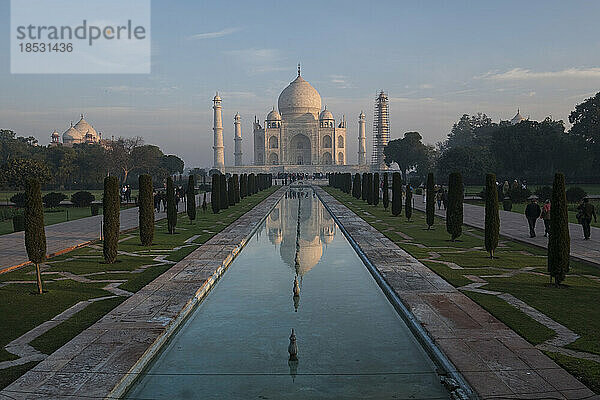 Das Taj Mahal; Agra  Uttar Pradesh  Indien