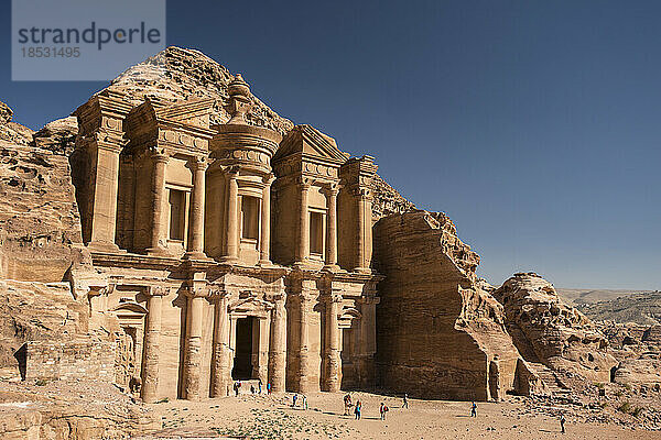 Das Kloster  oder al Deir  in Petra; Petra  Jordanien