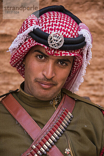 Sicherheitspolizei in Petra; Petra  Jordanien