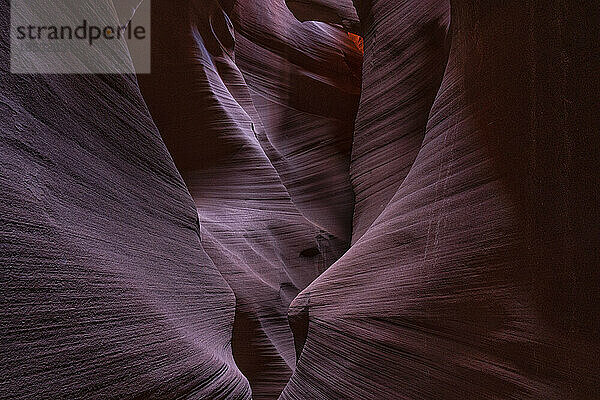 Mystery Canyon in der Nähe von Page  Arizona  und erstaunlicher Ort der Erosion und des roten Sandsteins; Page  Arizona  Vereinigte Staaten von Amerika