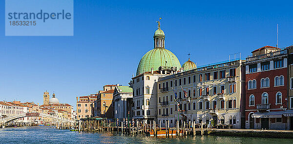 Kirche San Simeone Piccolo am Canal Grande in Sestiere Santa Croce; Venetien  Venedig  Italien