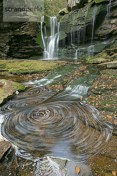 Shays Run Wasserfälle im Blackwater Falls State Park  West Virginia  USA; Davis  West Virginia  Vereinigte Staaten von Amerika