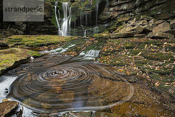 Shays Run Wasserfälle im Blackwater Falls State Park  West Virginia  USA; Davis  West Virginia  Vereinigte Staaten von Amerika