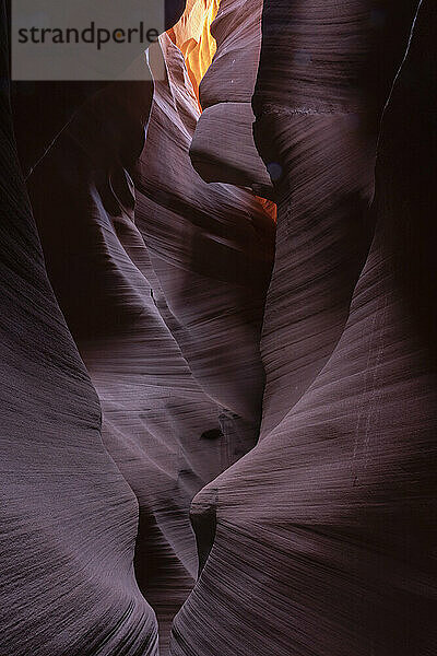 Mystery Canyon in der Nähe von Page  Arizona  und erstaunlicher Ort der Erosion und des roten Sandsteins; Page  Arizona  Vereinigte Staaten von Amerika