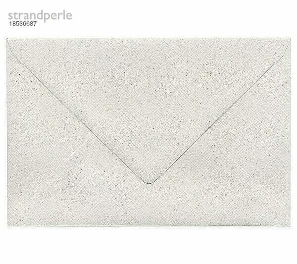 Briefe isoliert über weiß  Umschlag