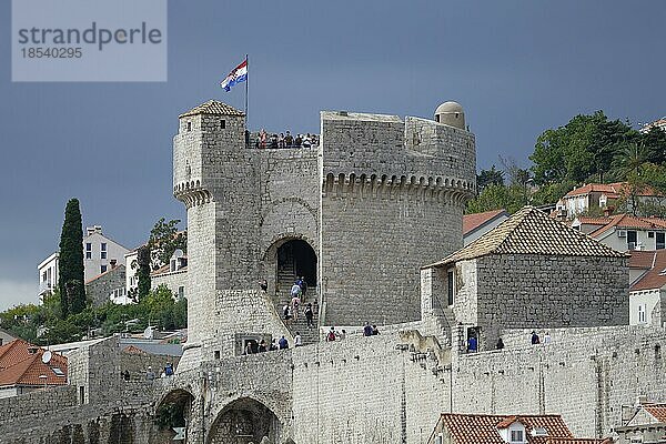 Festung Minceta  Dubrovnik  Dubrovacko-Neretvanska  Kroatien  Europa