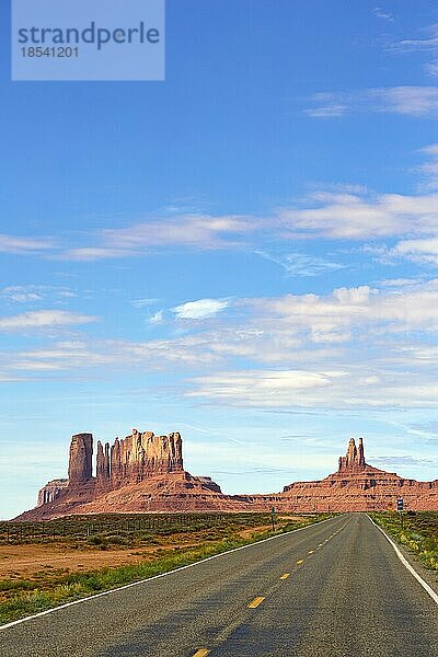 Ansicht des Monument Valley in Utah  Blick nach Süden