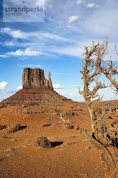 Monument Valley. Navajo-Nation. East Mitten Butte