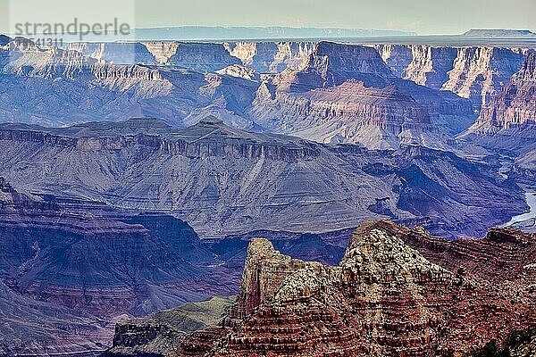 Grand Canyon. Arizona USA. Aussichtsplattform am South Rim