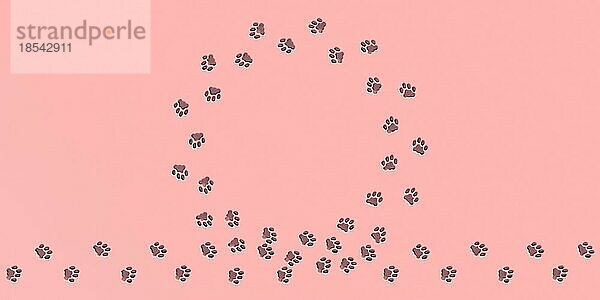 Katzenpfoten  Katzenspuren  Pfoten  Katze  Spur  Katzenspur  Abdruck  Wallpaper  Pfotenabdruck  Template  Kreis  3D  rosa  Fußspuren  Symbol  Silhouette  Haustier  Füße  Muster  Trampelpfad  rund  kreisförmig  Kartenmotiv  kreisform  pink  Hintergrun