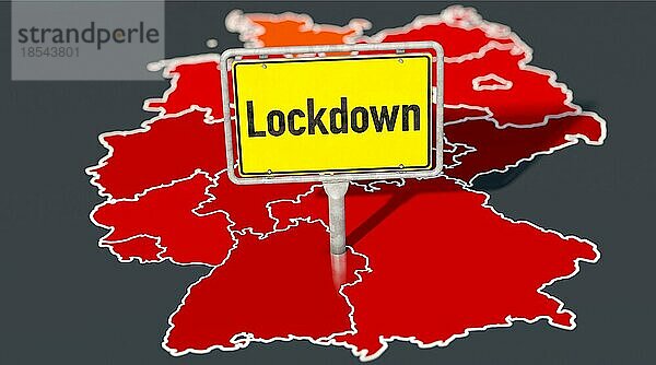 Symbolbild zum Thema deutschlandweiter Corona-Lockdown