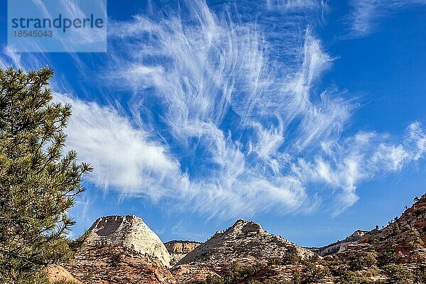 Spektakuläre Wolkenformation im Zion National Park