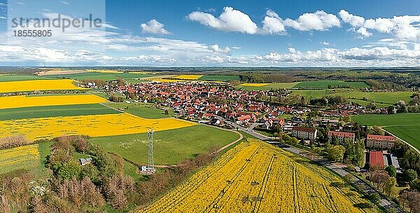 Luftbildaufnahme von Königerode im Harz